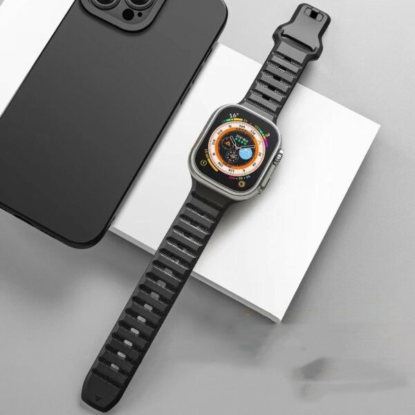 Ultra Fluoro Rubber Watch Band – Durable & Stylish Replacement