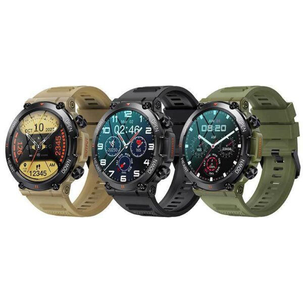 Call Music Weather Heart Rate Blood Pressure Smart Watch - Image 6