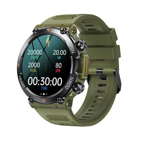 Call Music Weather Heart Rate Blood Pressure Smart Watch - Image 2