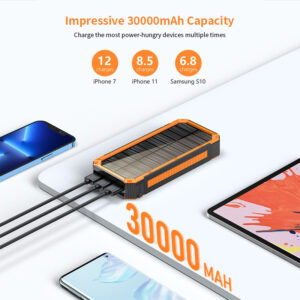 Outdoor Large Capacity 30000 MA Solar Charging Unit