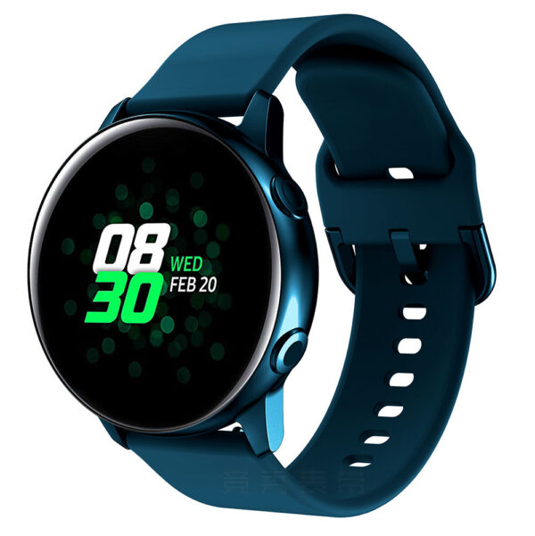 Universal 20 Or 22mm Silicone Strap For Smart Watch - Image 2