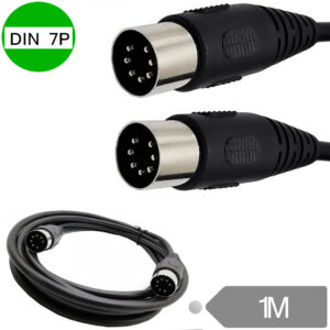 High-Quality DIN 7-PIN Medical Signal Cable – Public-to-Public Computer Device Connector