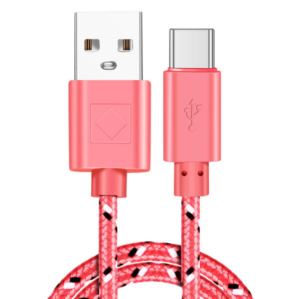 Braided Nylon USB Type-C Cable – Fast Charging & High-Speed Data Transfer - Image 9