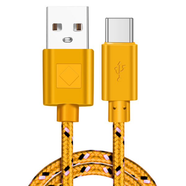 Braided Nylon USB Type-C Cable – Fast Charging & High-Speed Data Transfer - Image 4