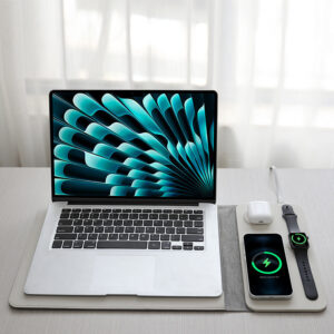 Buggy Bag Laptop Sleeve with Wireless Charging – Stylish & Protective Tech Organizer