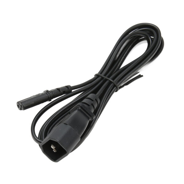 IEC320 C14 to C7 Power Adapter Cable 6.6ft – Male to Female Power Cord for LCD Monitor, Printer, Digital Camera - Image 10