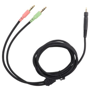 Replacement Gaming Headphone Cable for Sennheiser G4ME ONE, PC 373D, PC37X, GSP 350/500/600 – PC Version Audio Cord