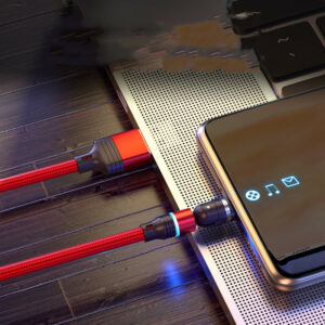 540° Rotating Magnetic Charging Cable for Android | Type-C Fast Charger