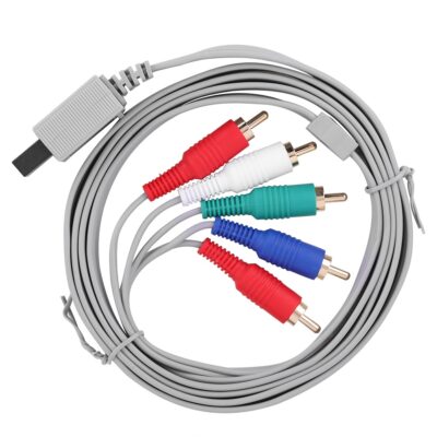High Definition AV Audio Video Adapter Cable for Wii U – HDTV Component Cable Wire for Superior Gaming