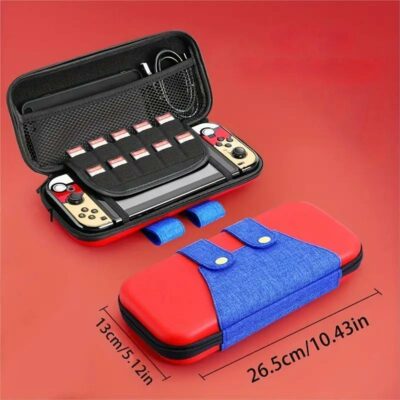 1PCS EVA Hard Shell Storage Case for Nintendo Switch – Durable Travel Carrying Case for NS Game Console & Accessories