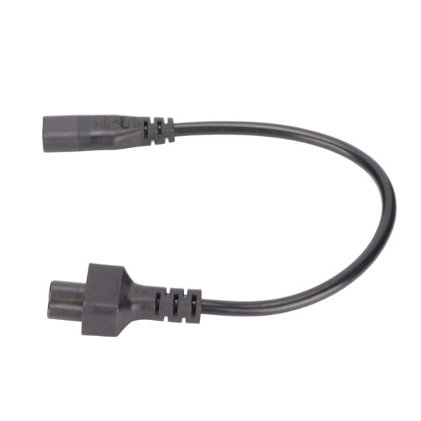 IEC320 C8 to C5 Power Cord Adapter – 3 Prong Laptop Power Cable Converter, C8 Male to C5 Female - Image 7