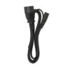 IEC320 C14 to C7 Power Adapter Cable 6.6ft – Male to Female Power Cord for LCD Monitor, Printer, Digital Camera