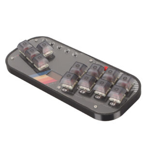 Fighting Box Keyboard for Hitbox Mini – SOCD Arcade Fight Stick Controller with Mechanical Switch Buttons for Mixbox