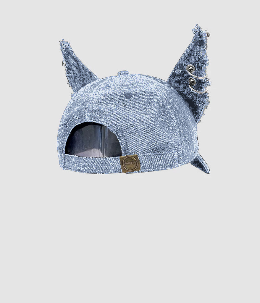 woman wearing fashionable trendy hat