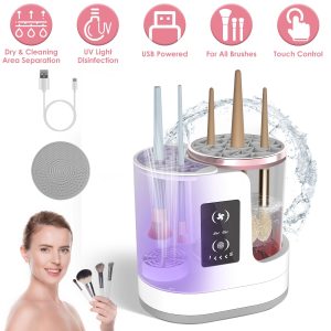 4 In 1 Electric Makeup Brush Cleaner USB Powered Machine