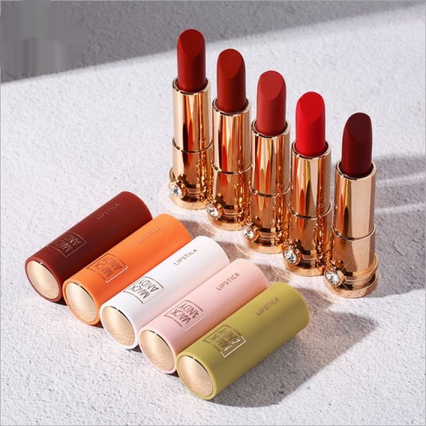 Macaron Velvet Lipstick Kit with 5 pcs box set