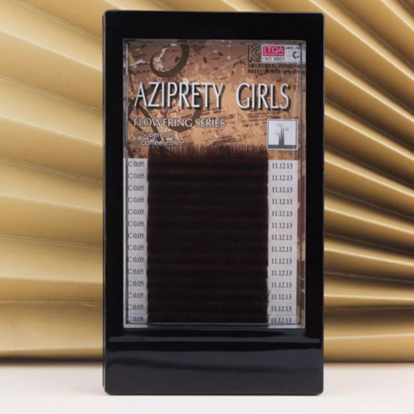 Creative Manual Flowering Dark Brown Grafting False Eyelashes box
