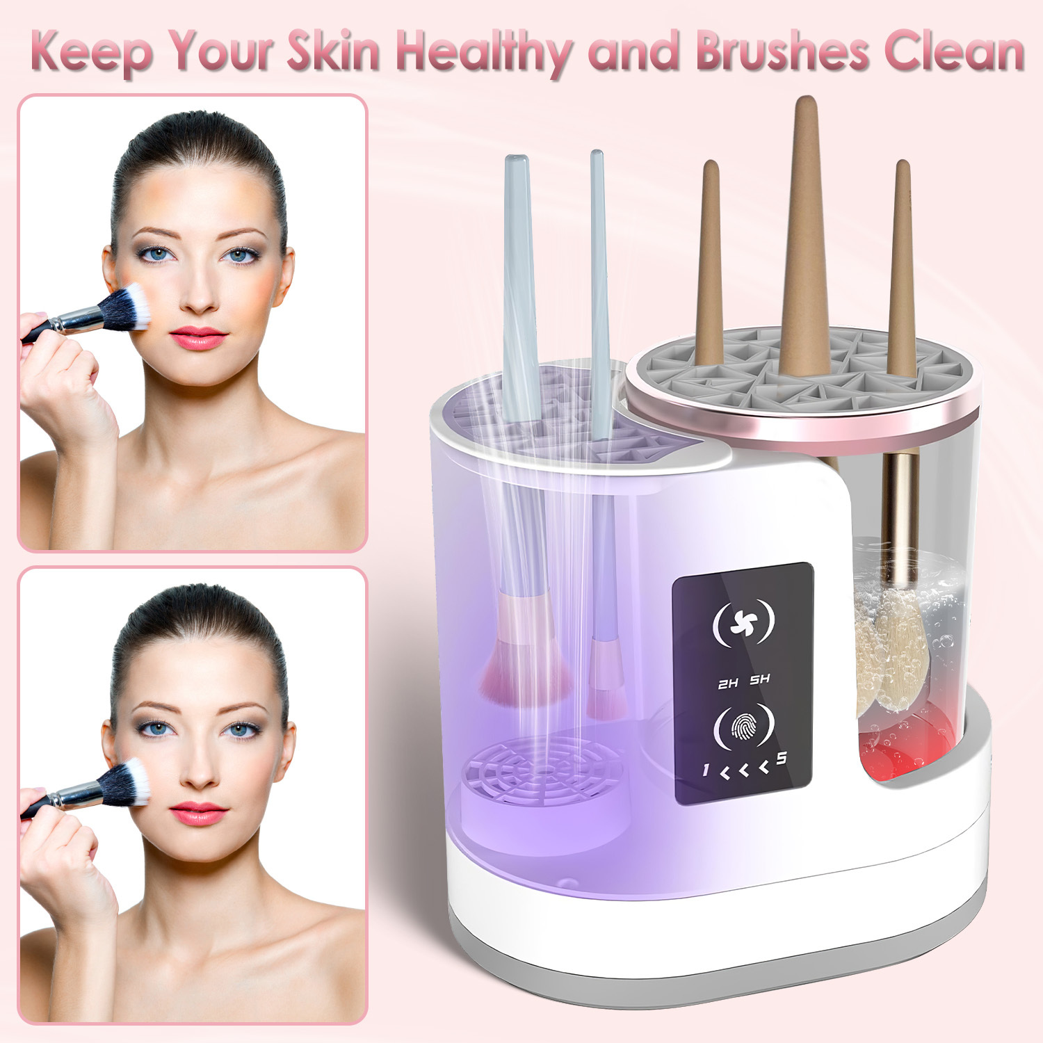 91a9a116-2b87-41e4-87a2-a290837f8415.jpg 4 In 1 Electric Makeup Brush Cleaner USB Powered Machine