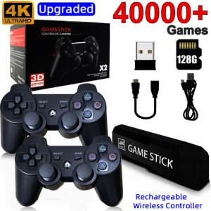 Rechargeable Handle For Home TV Game Console Retro Style