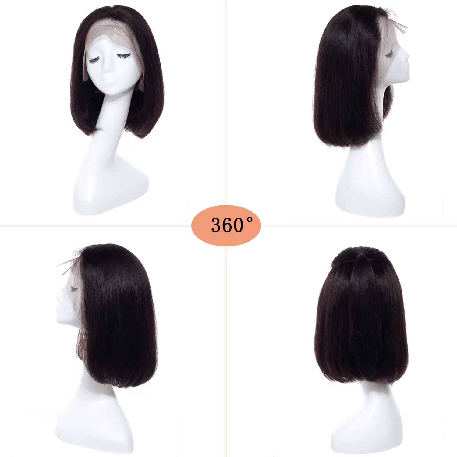 d706656a-7ae4-4e05-8ecb-b25c09e45e66.jpg 134 Front Lace Bobo Bobhaircut Natural Color Full Human Hair Wig