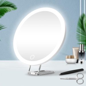 Charging LED Fill Light Makeup Mirror with Rotating Stand